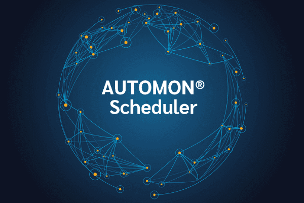 product name on an abstract blue and yellow background